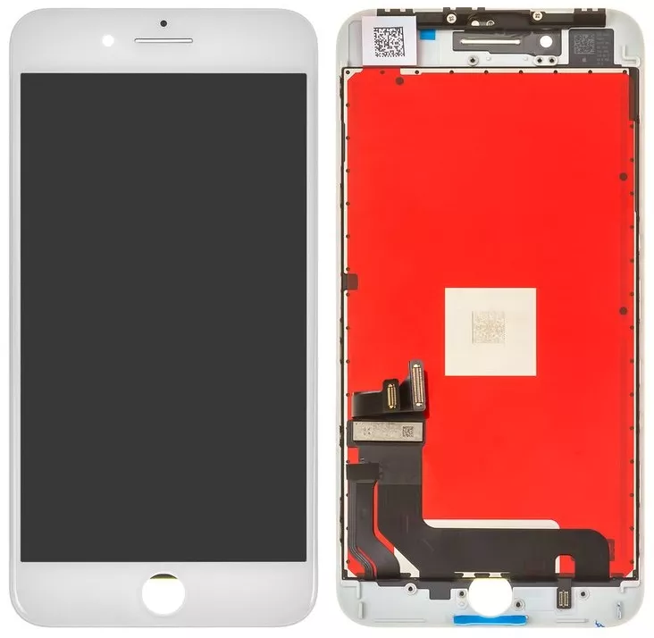 LCD for Apple iPhone 8 Plus (A1864, A1897, A1898) White,  In-Cell,  with frame